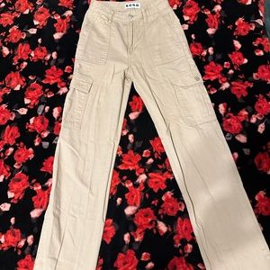 Khaki cargo pants , size 00/23